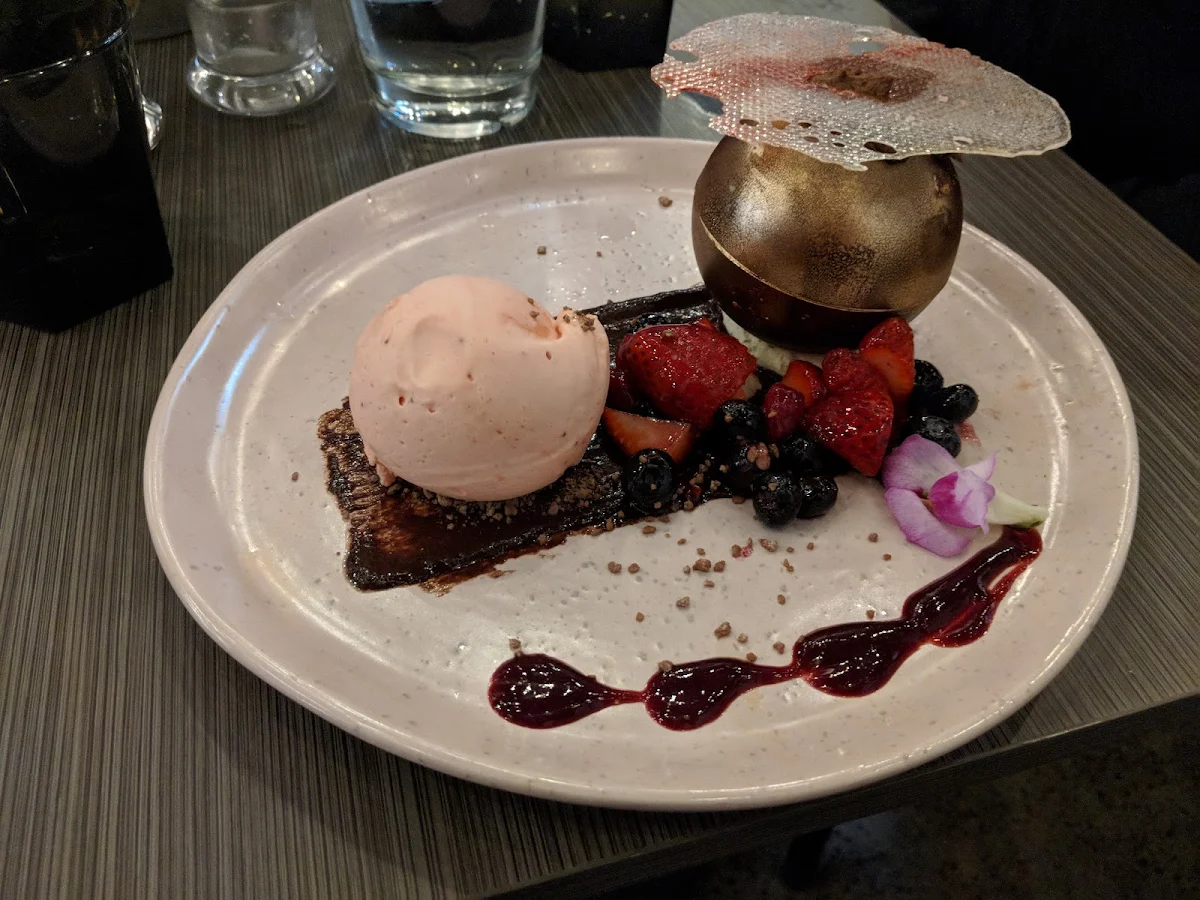 White and Dark Chocolate Mousse
