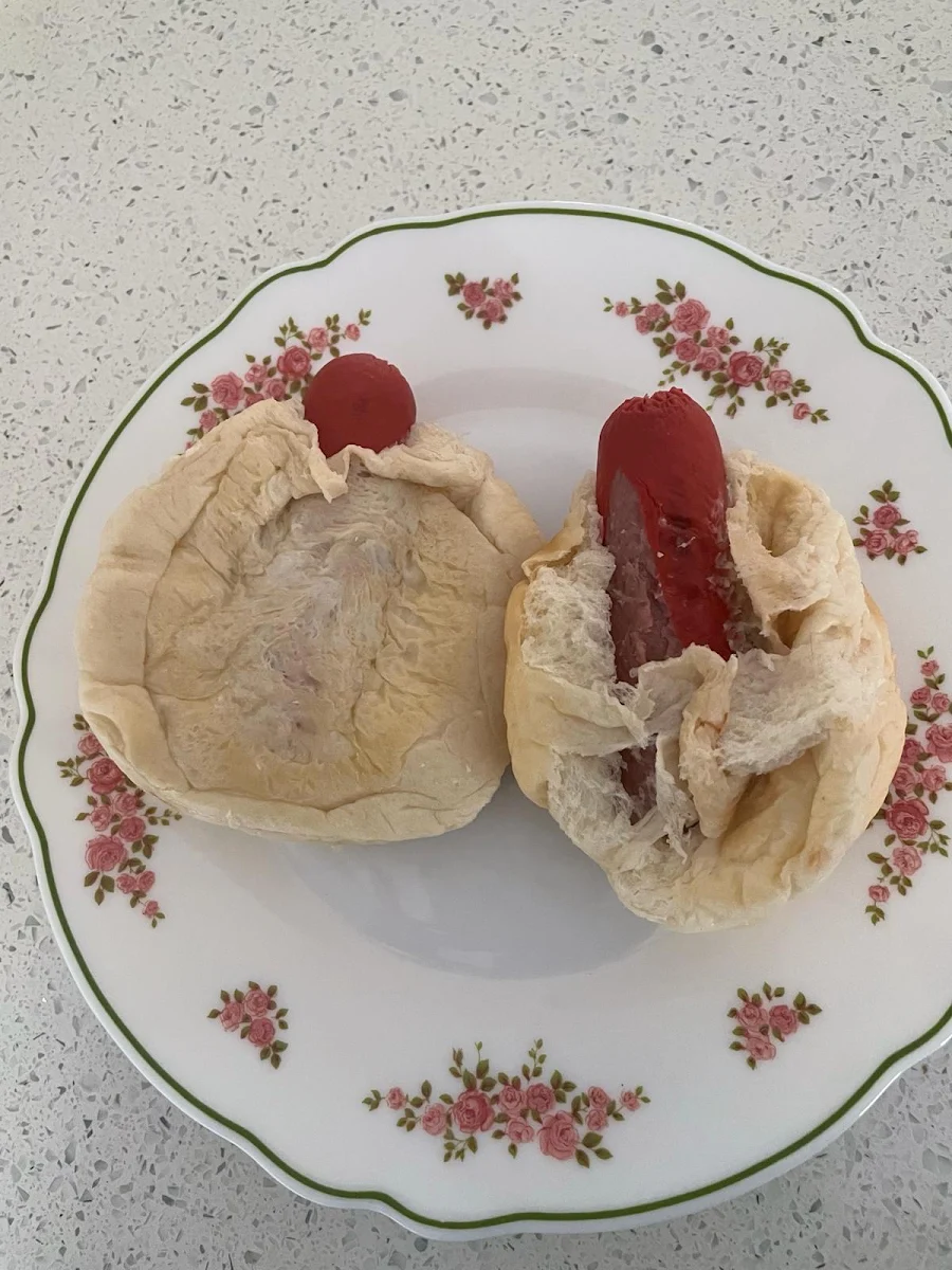 Hotdog Bun, Bonbons Bakery Craigieburn