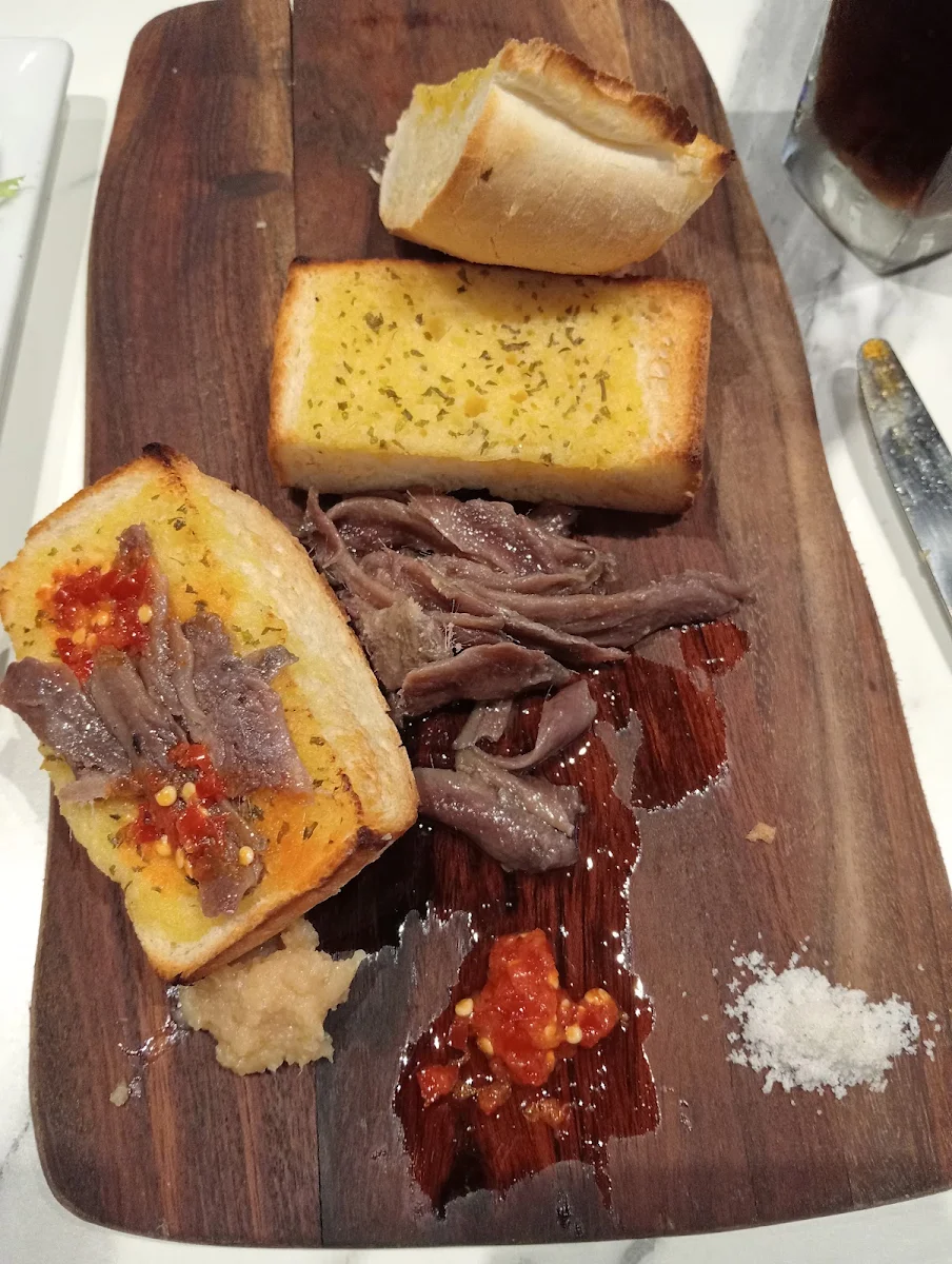 Anchovy Bread, Fishport- Gourmet Seafood seafood restaurants in Brisbane