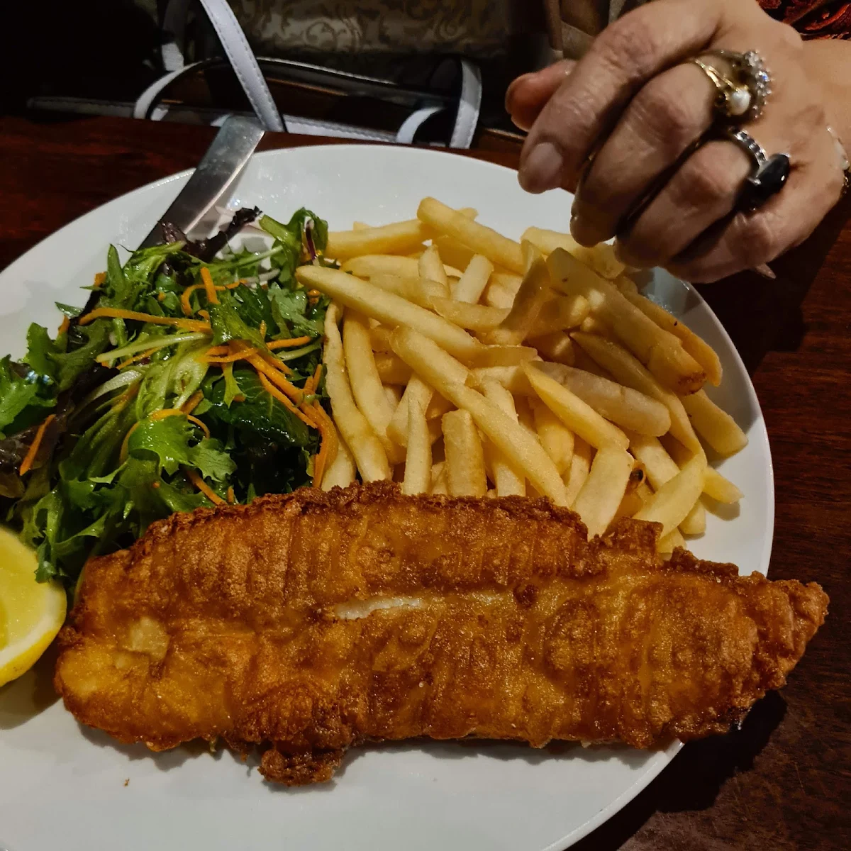Fish & Chips, The Quarie Bar & Brasserie