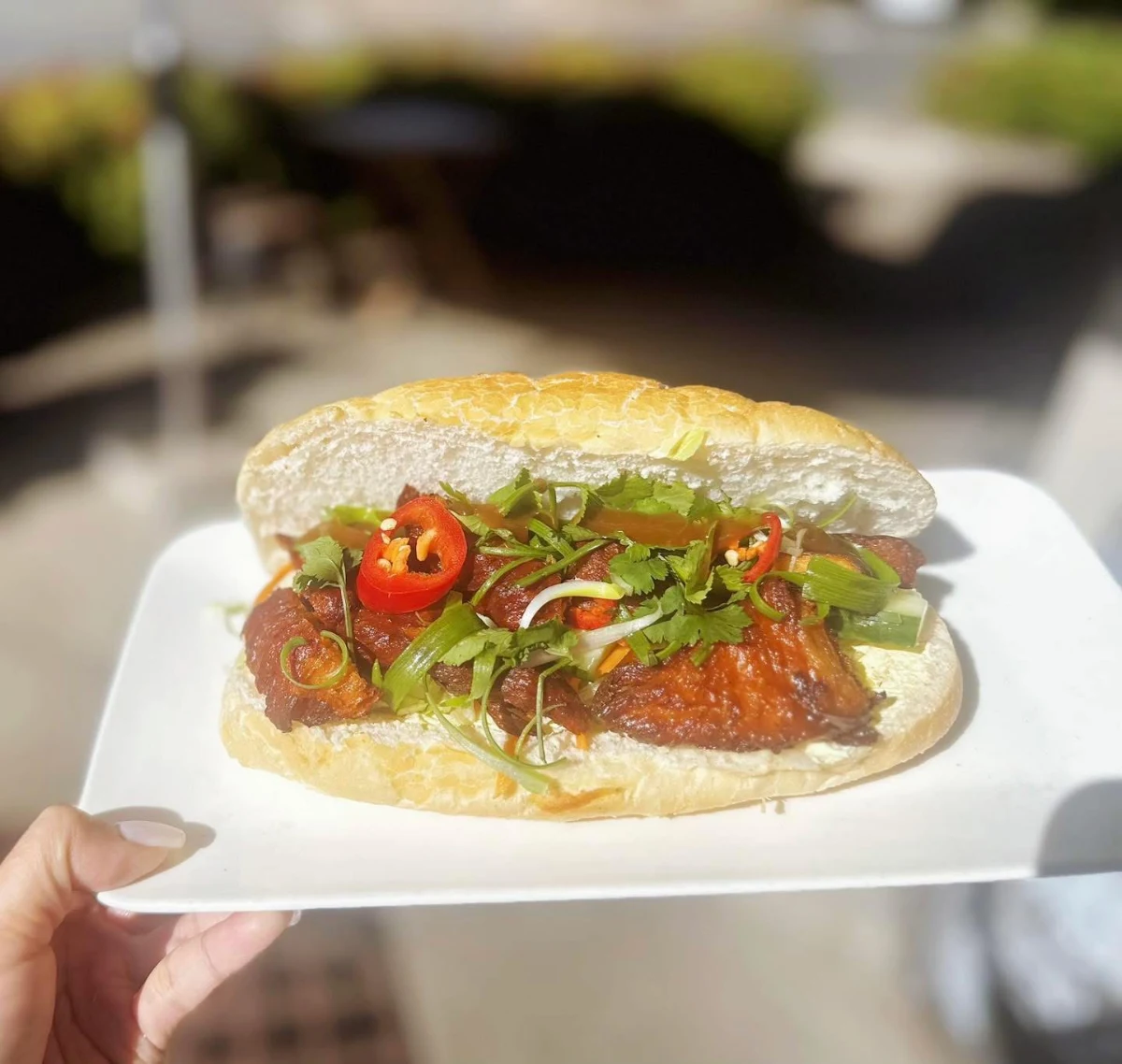 Vegan BBQ Pork Banhmy