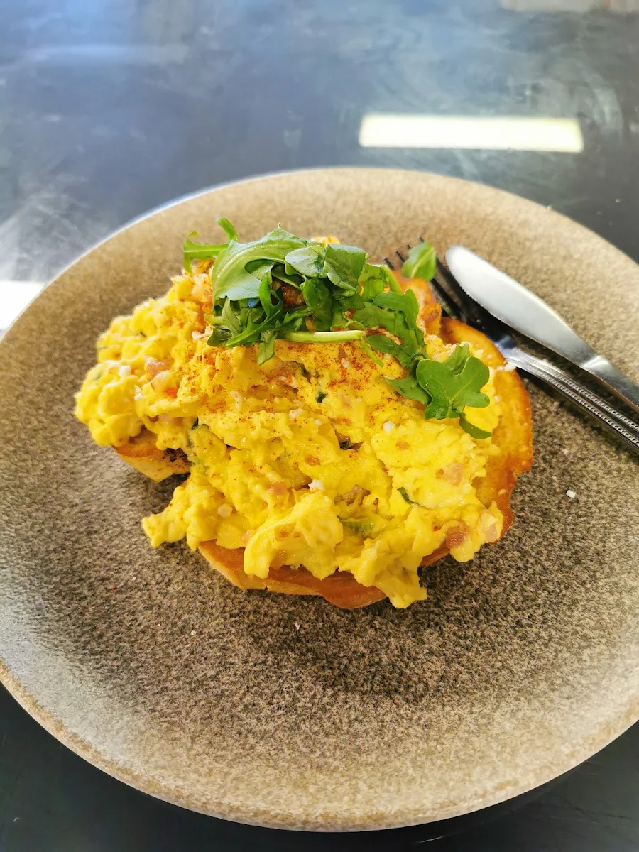 Chilli Scrambled Eggs GFO DFO, Zabé Espresso Bar