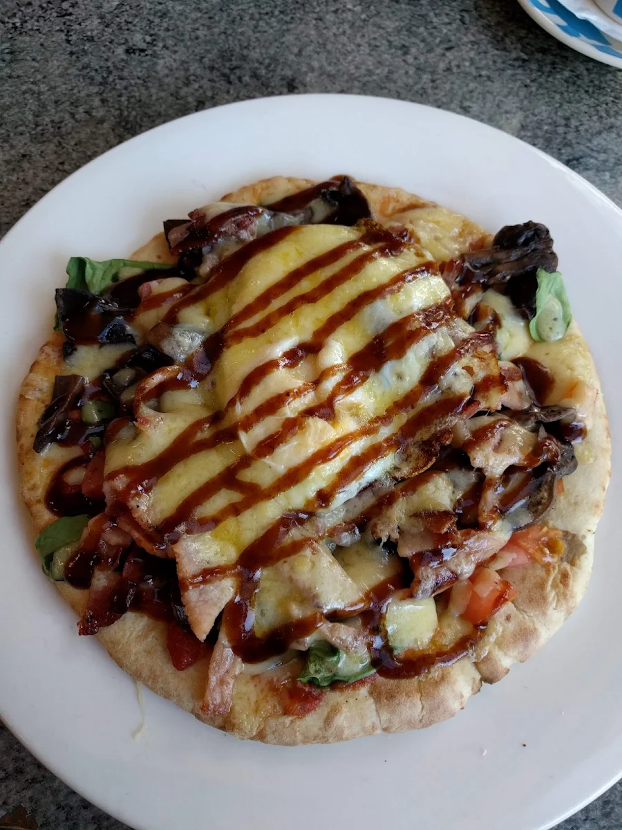 Breakfast Pizza, CAFFIENDS in the mall