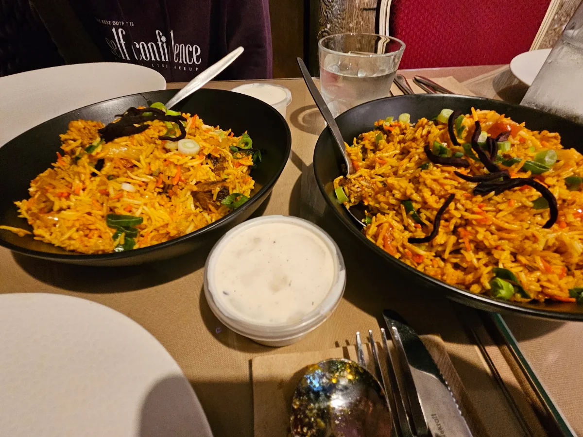 Lamb Biryani, Curry 'n' Spice Indian Restaurant