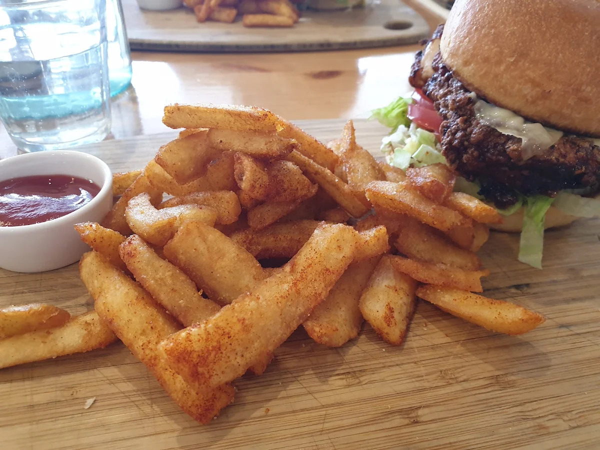 Hot Honey Chicken Burger gf0