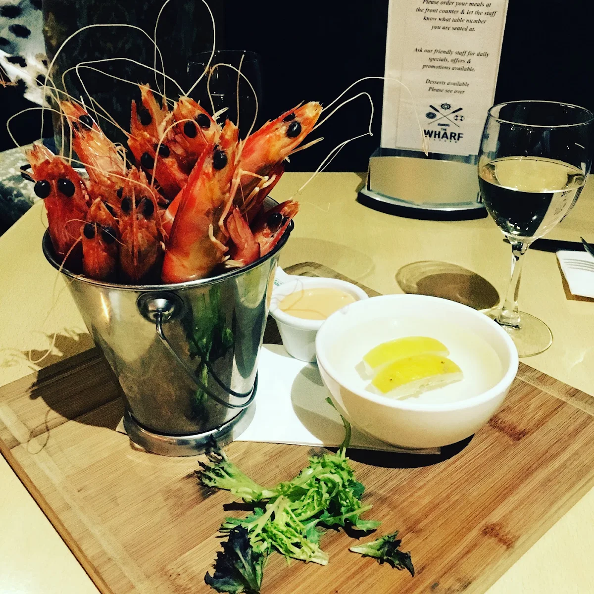 Prawn Bucket, Wharf Tavern