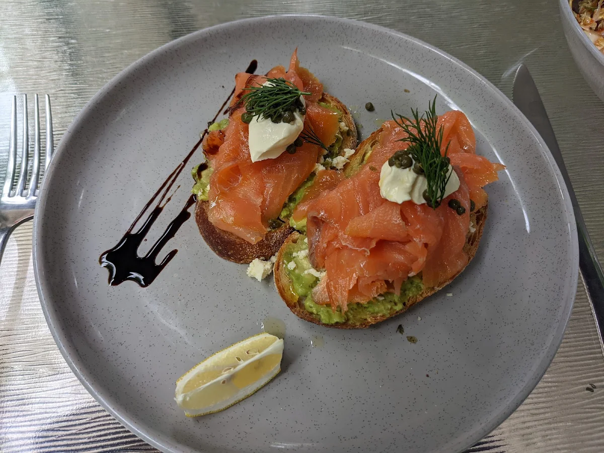 Smoked Salmon on Toast