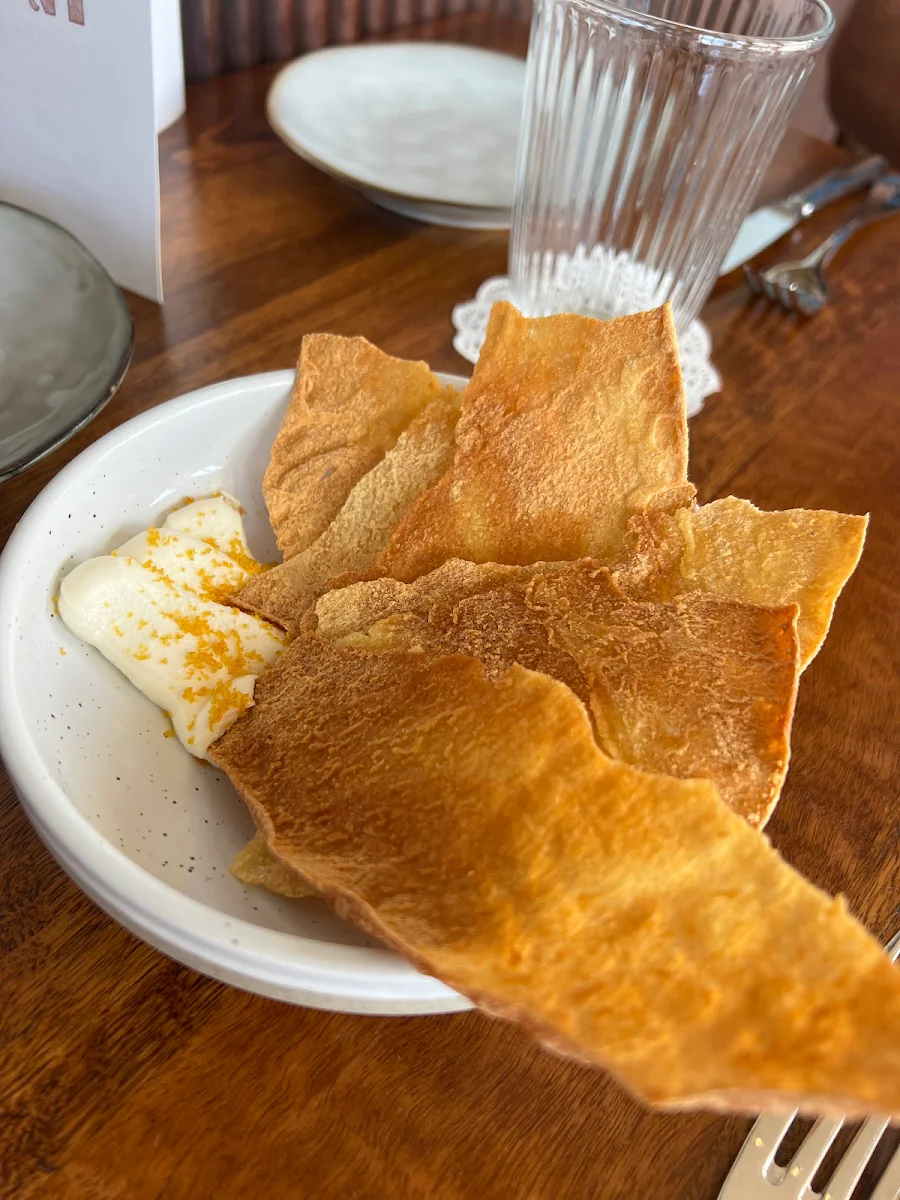 Flat Bread and Cream