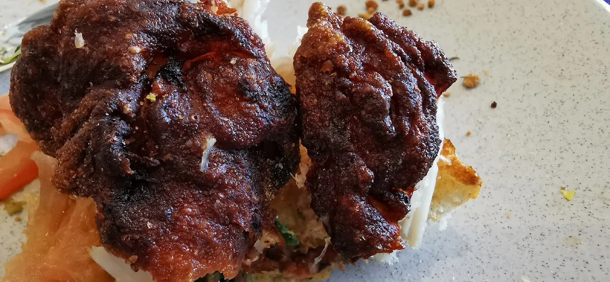 Burnt Chicken Breast, The Coffee Club Café - Victoria Point
