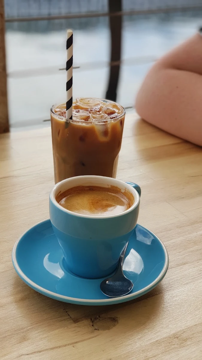 Skim Latte and Iced Latte