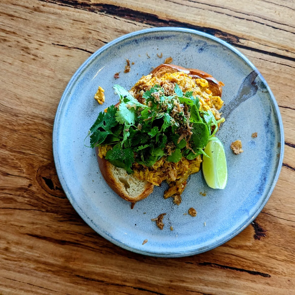 Crab Chilli Scrambled Eggs