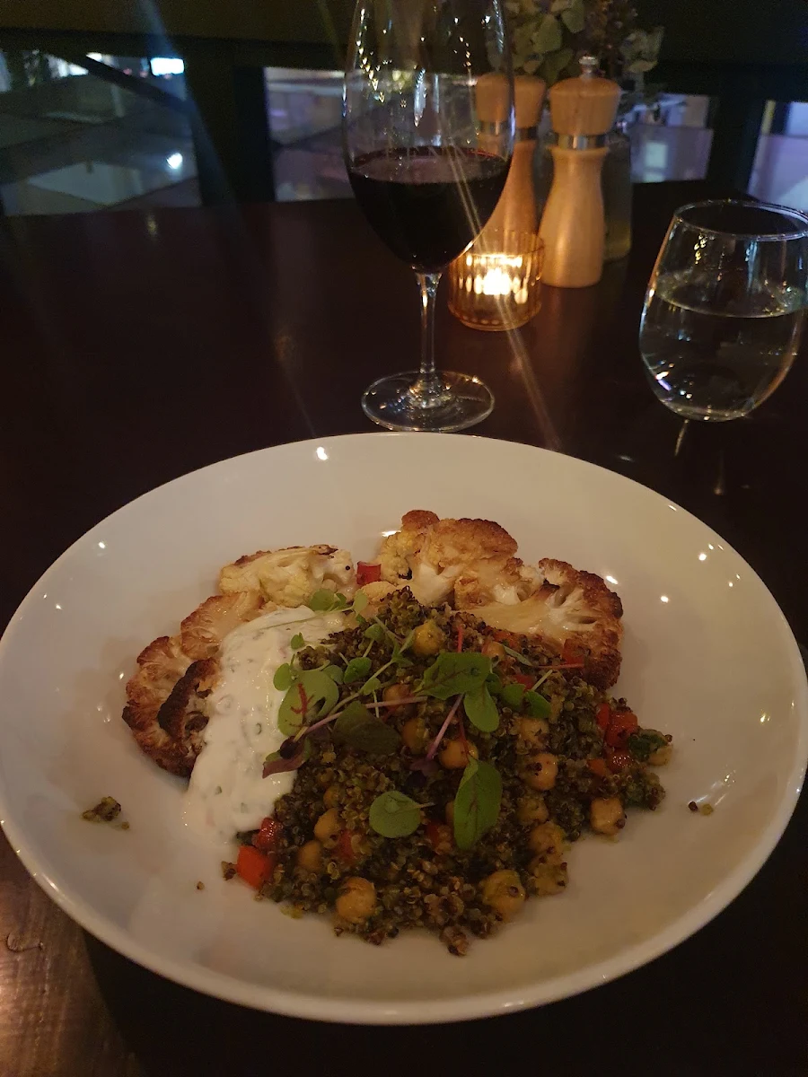 Roasted Cauliflower Steak, Lennons Restaurant & Bar