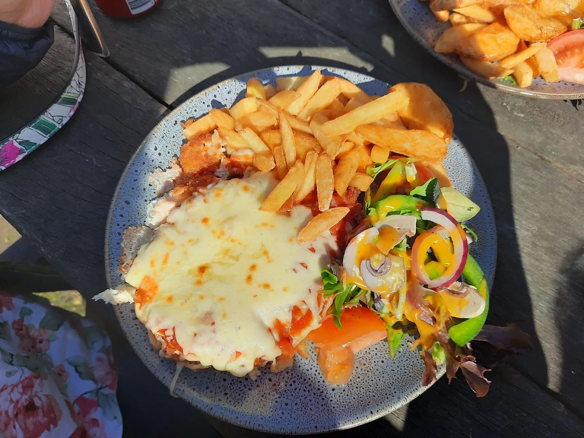 Chicken Schnitzel Hollandaise