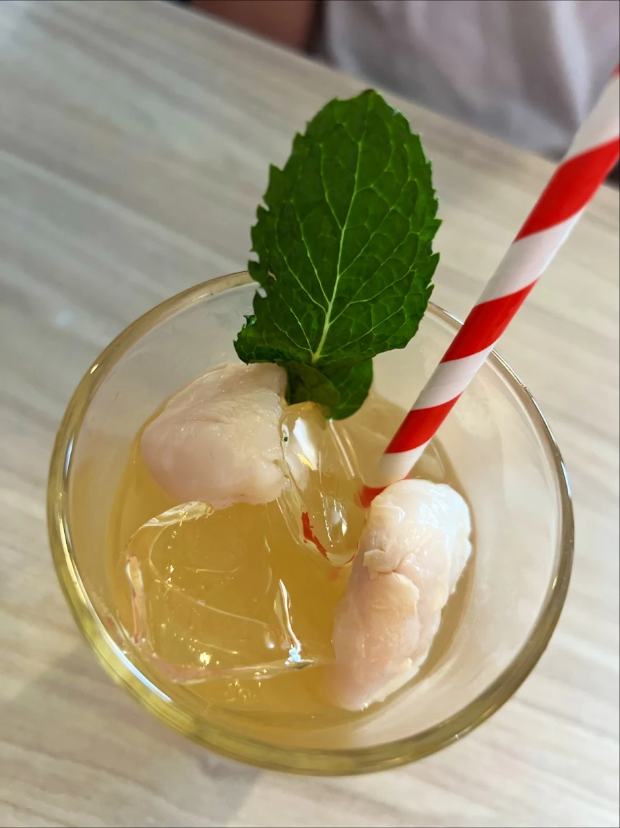 Iced Tea with Lychees, Hanoi Rose