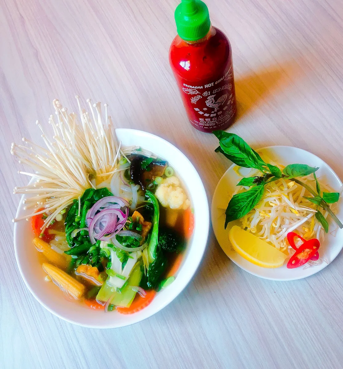 Vegan Pho, Hanoi Rose