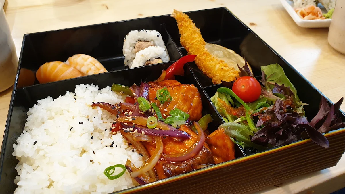 Teriyaki Salmon Bento