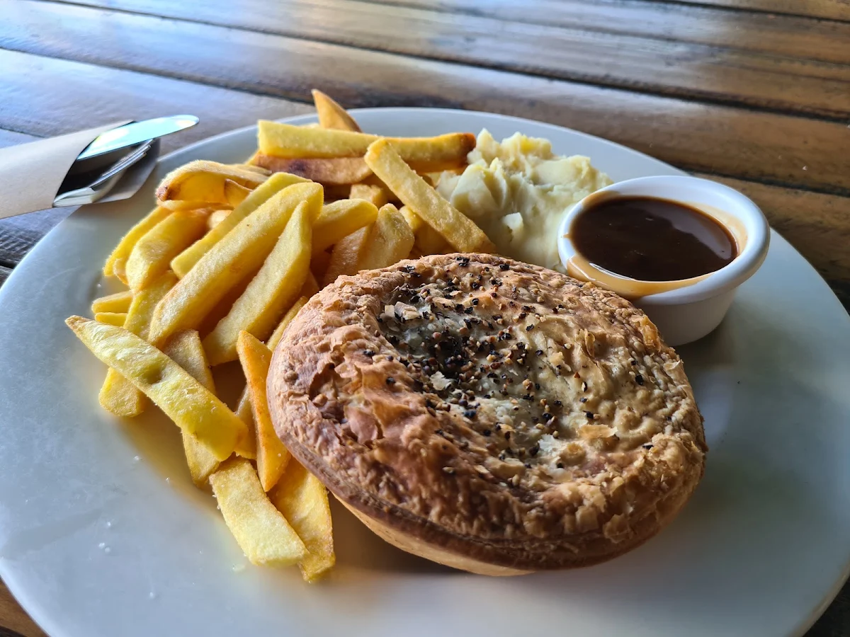 Meat Pie, The Outpost Cafe