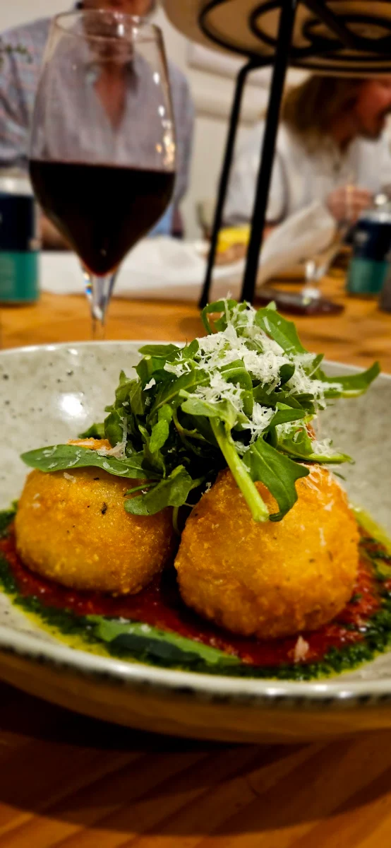 Arancini, Farmgate Restaurant Nowra