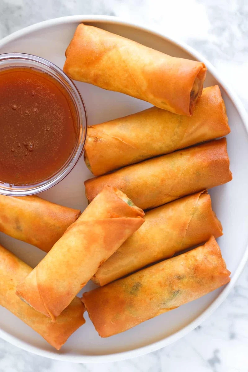 Spring Rolls, Bites & Sip- Fish & Chips and Boba Drinks