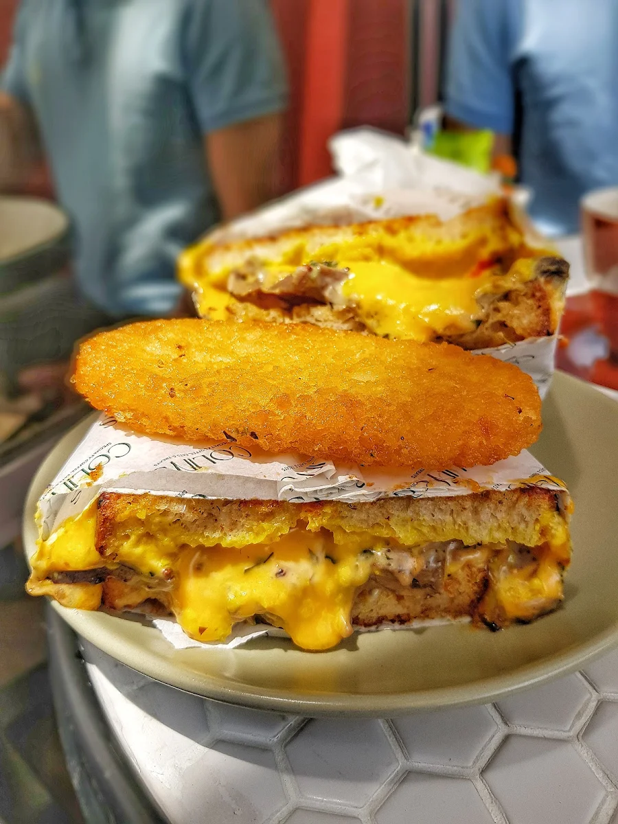 Mushroom Melt with a Hash Brown