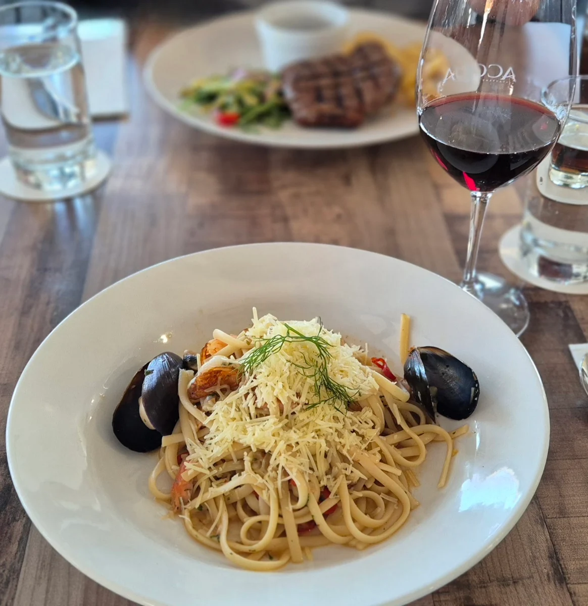 Marinara Linguine, Acqua Restaurant & Bar