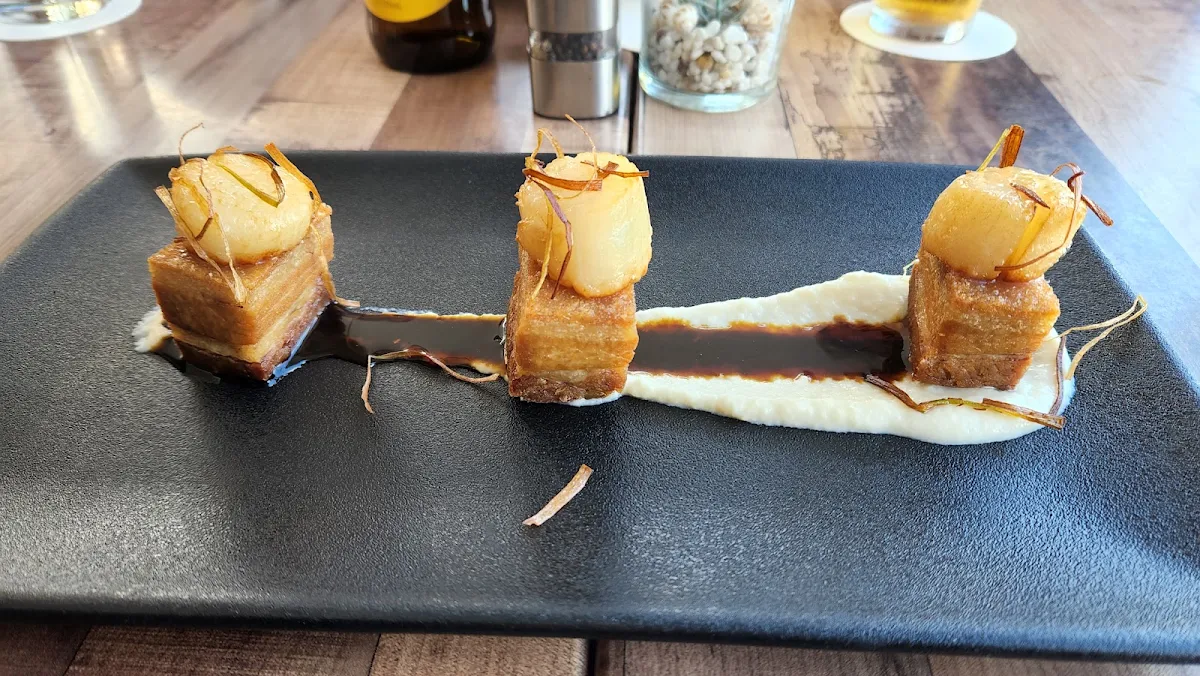 Pork Belly & Scallops, Acqua Restaurant & Bar