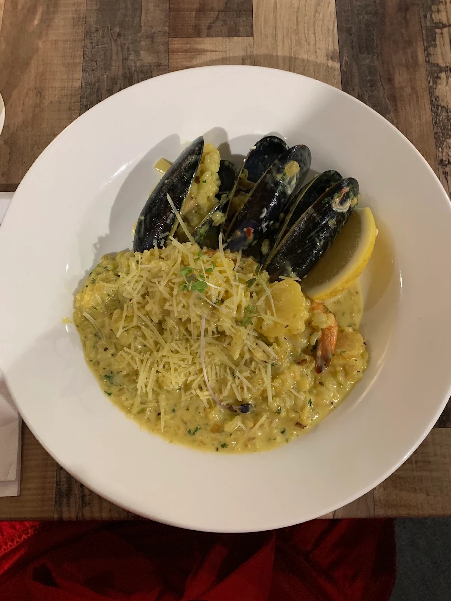 Seafood Marinara Risotto, Acqua Restaurant & Bar
