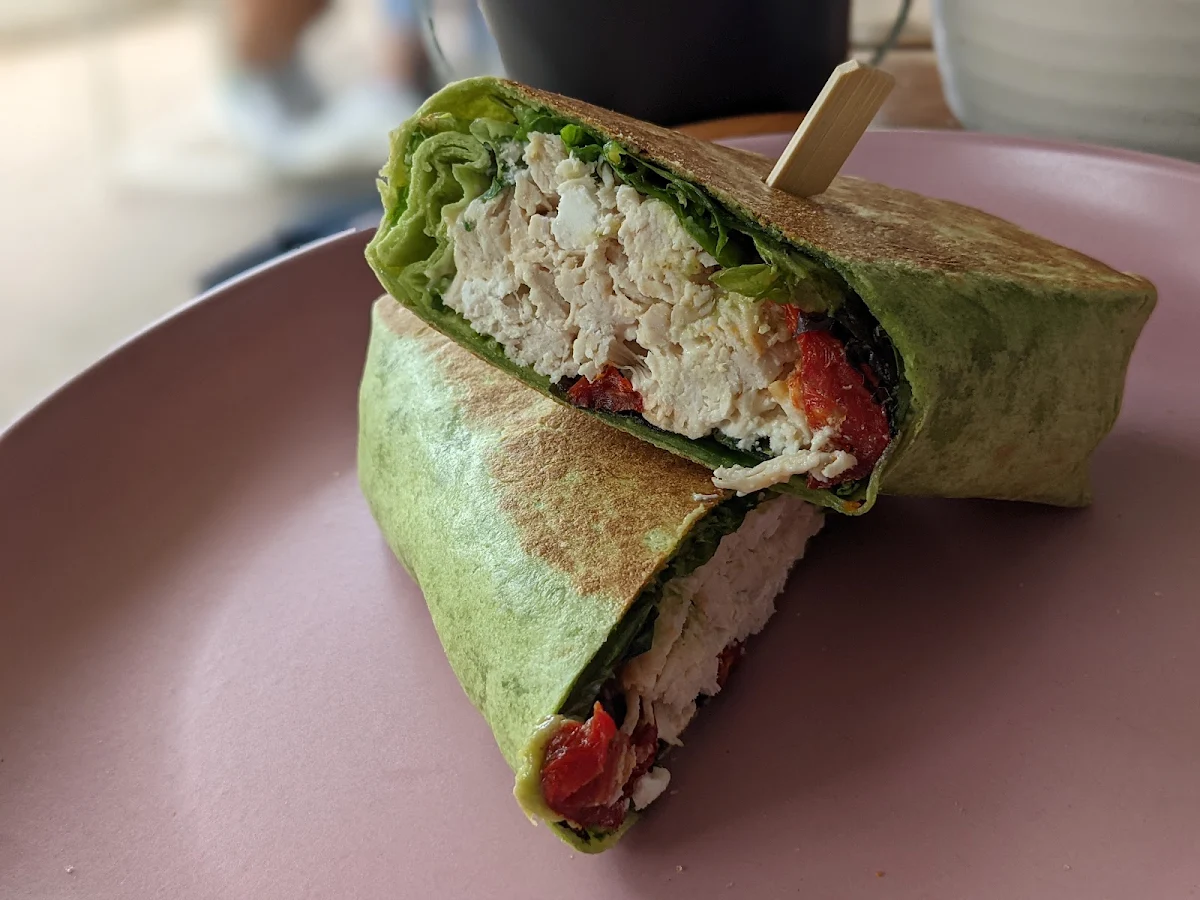 Chicken Wrap, CAV & CO. Cafe