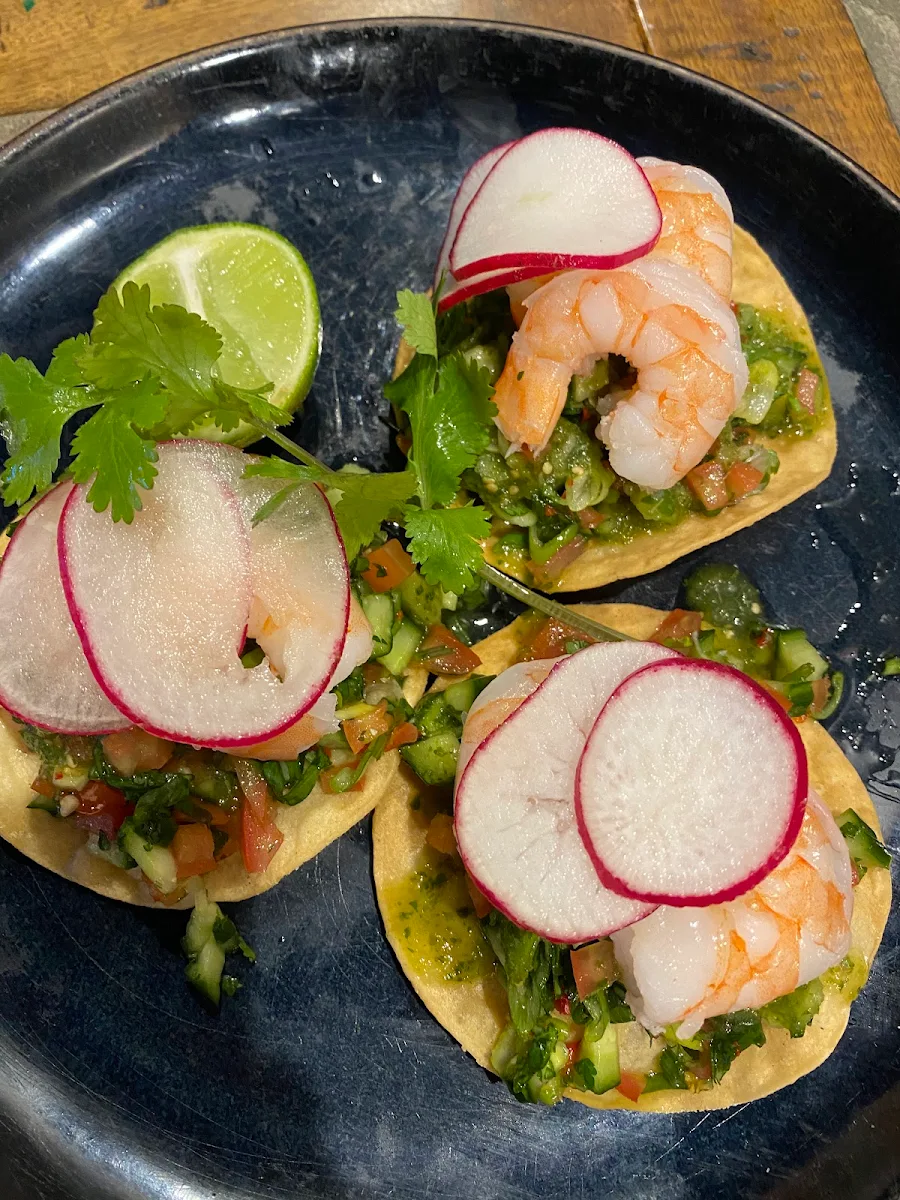 Chorizo & Calabaza Tostadas, La Barrita