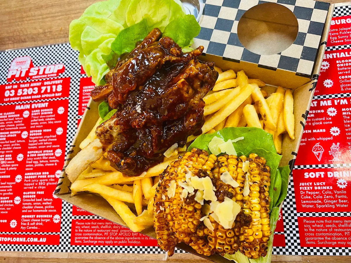 Corn BBQ Ribs, Pit Stop Bros