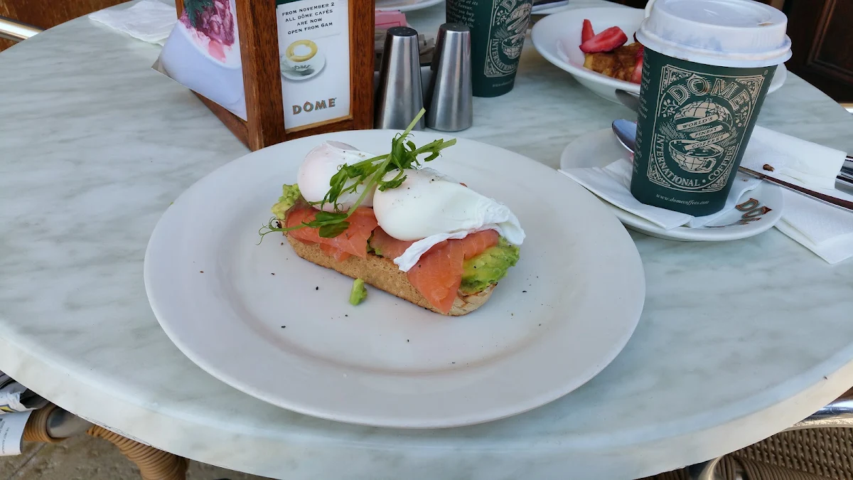 Salmon and Poached Eggs