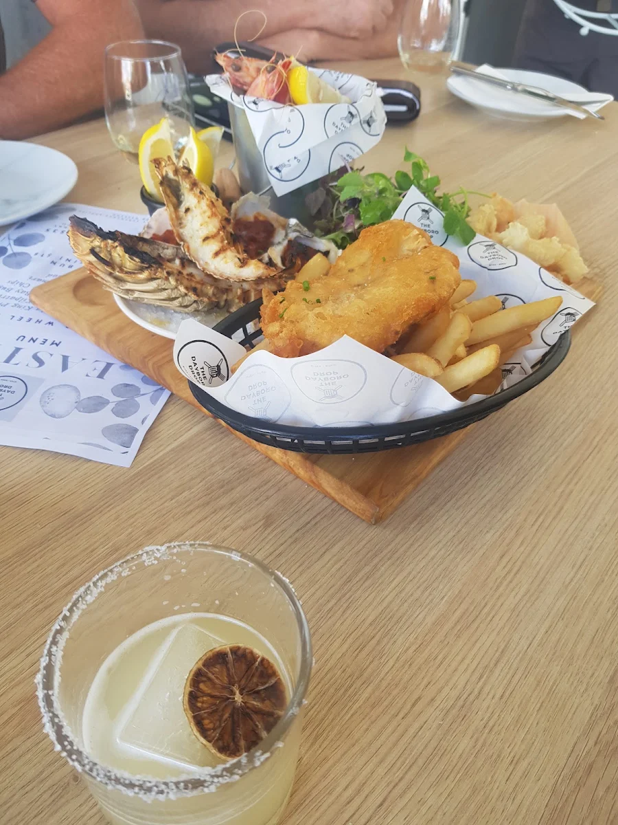 Barramundi with Chips, The Dayboro Drop
