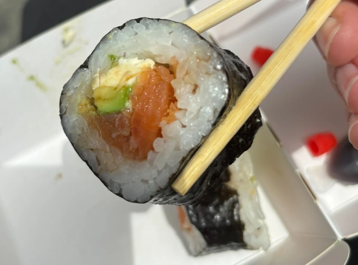 Smoked Salmon Cream Cheese Avocado Roll