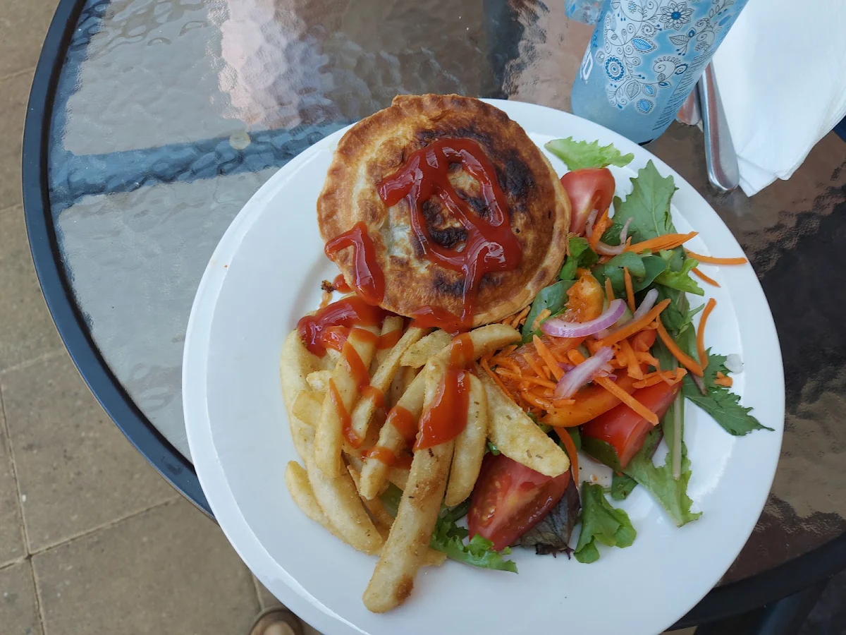 Meat Pie and Salad