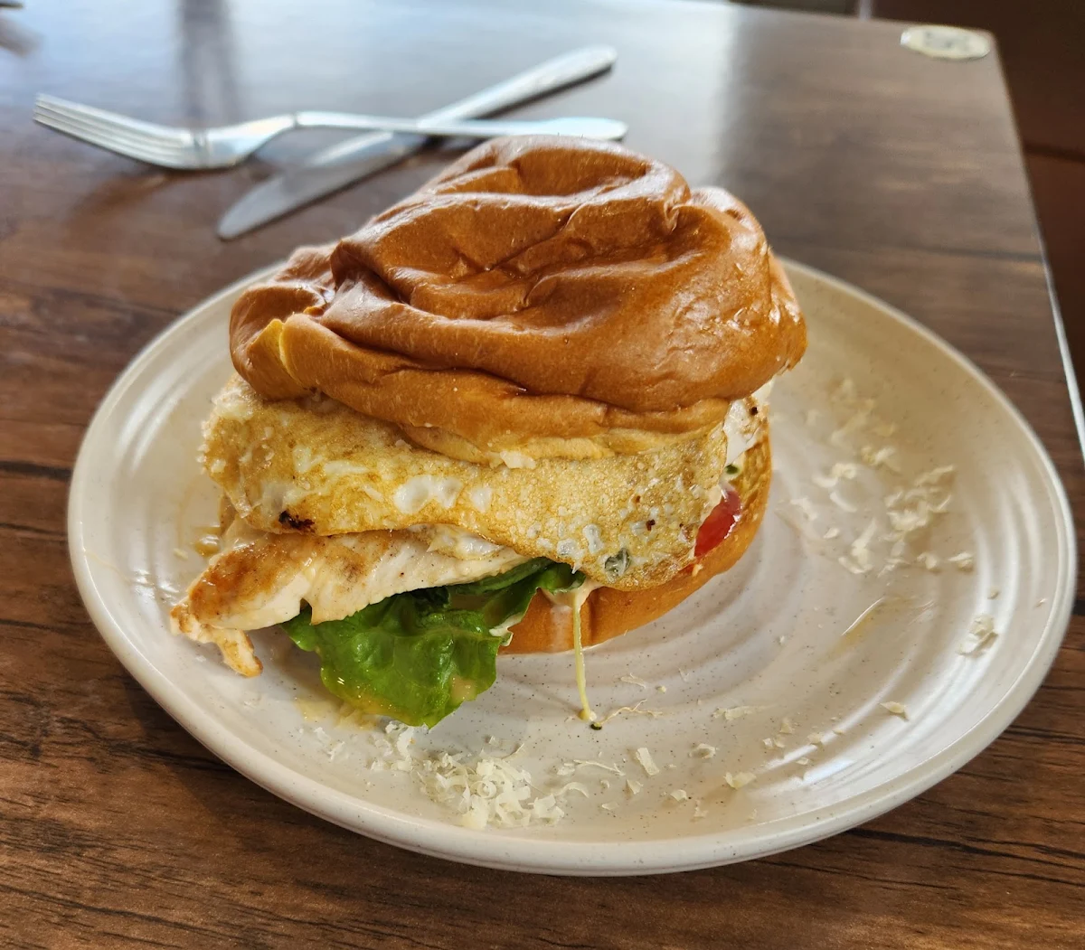 Chicken Burger, Double Yolk