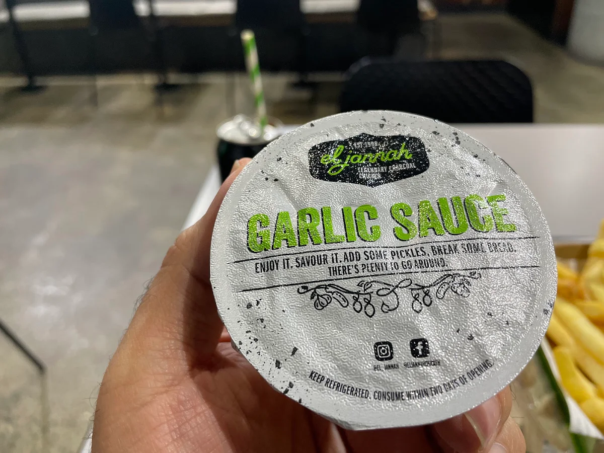 Legendary Garlic Sauce, El Jannah Chicken Burwood