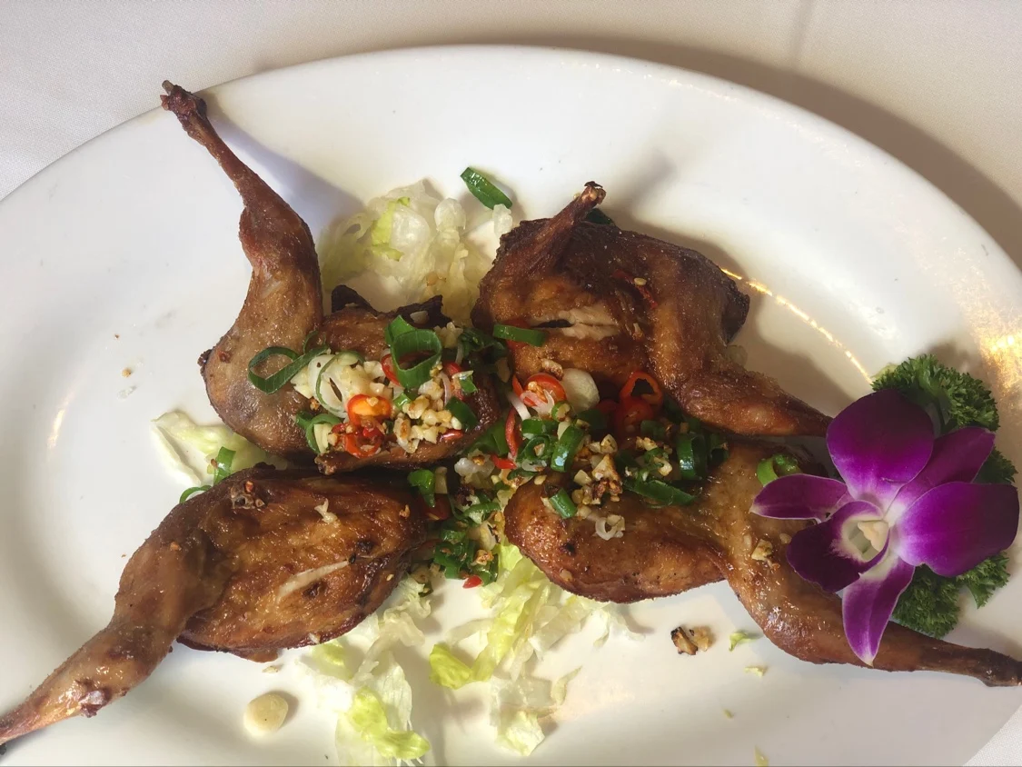 Quail, Neptune Palace Restaurant