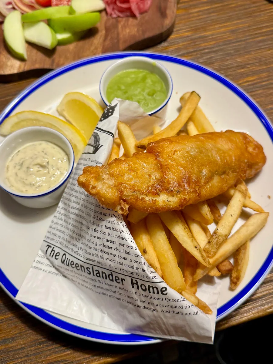 Fish and Chips, Nag's Head Hotel, Glebe