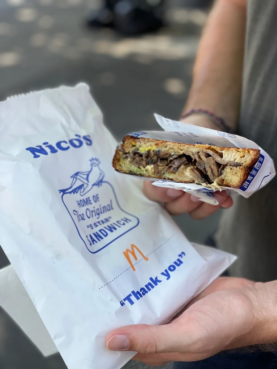 Truffle Mushroom Toastie