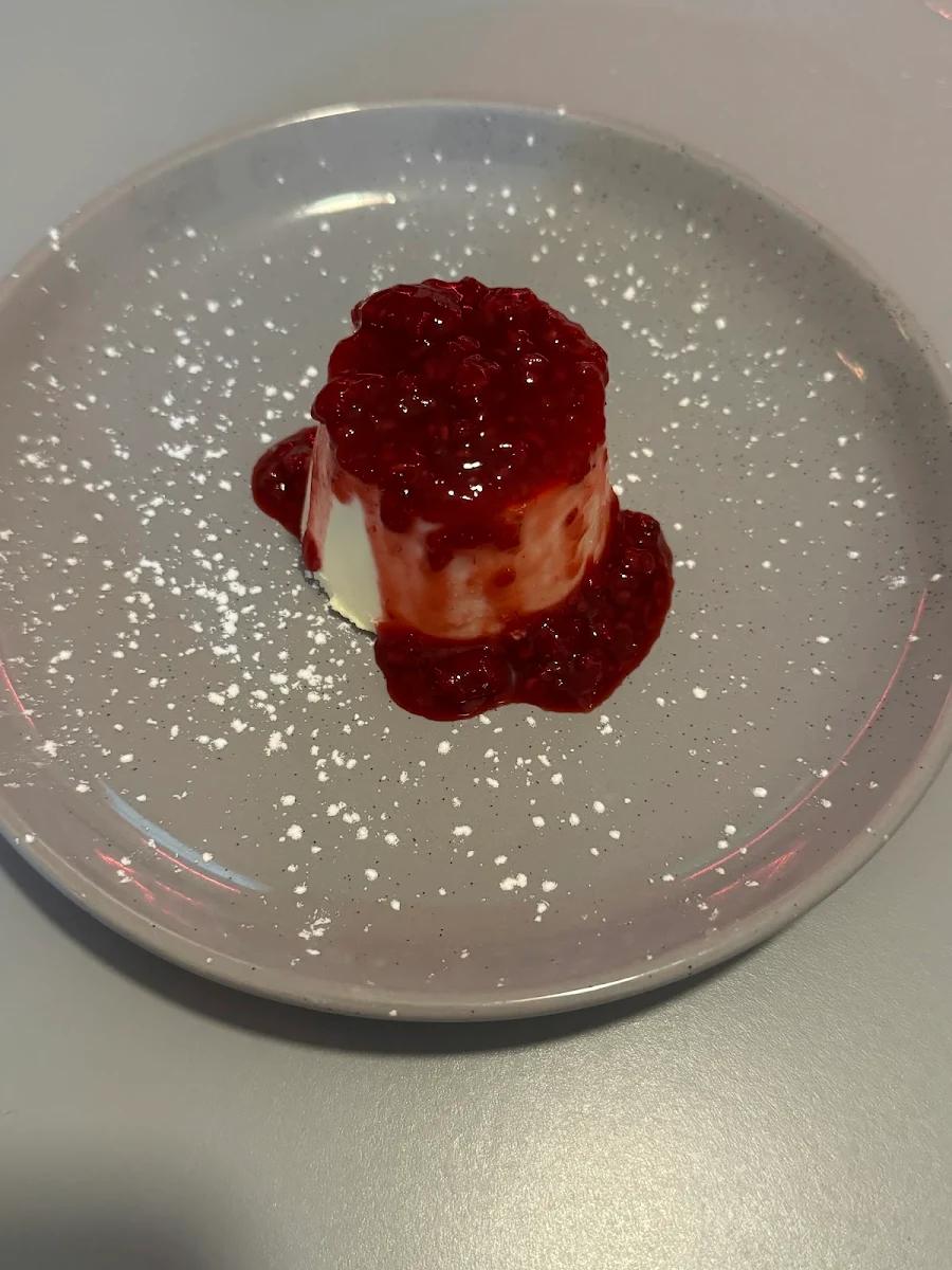 Raspberry Panna Cotta