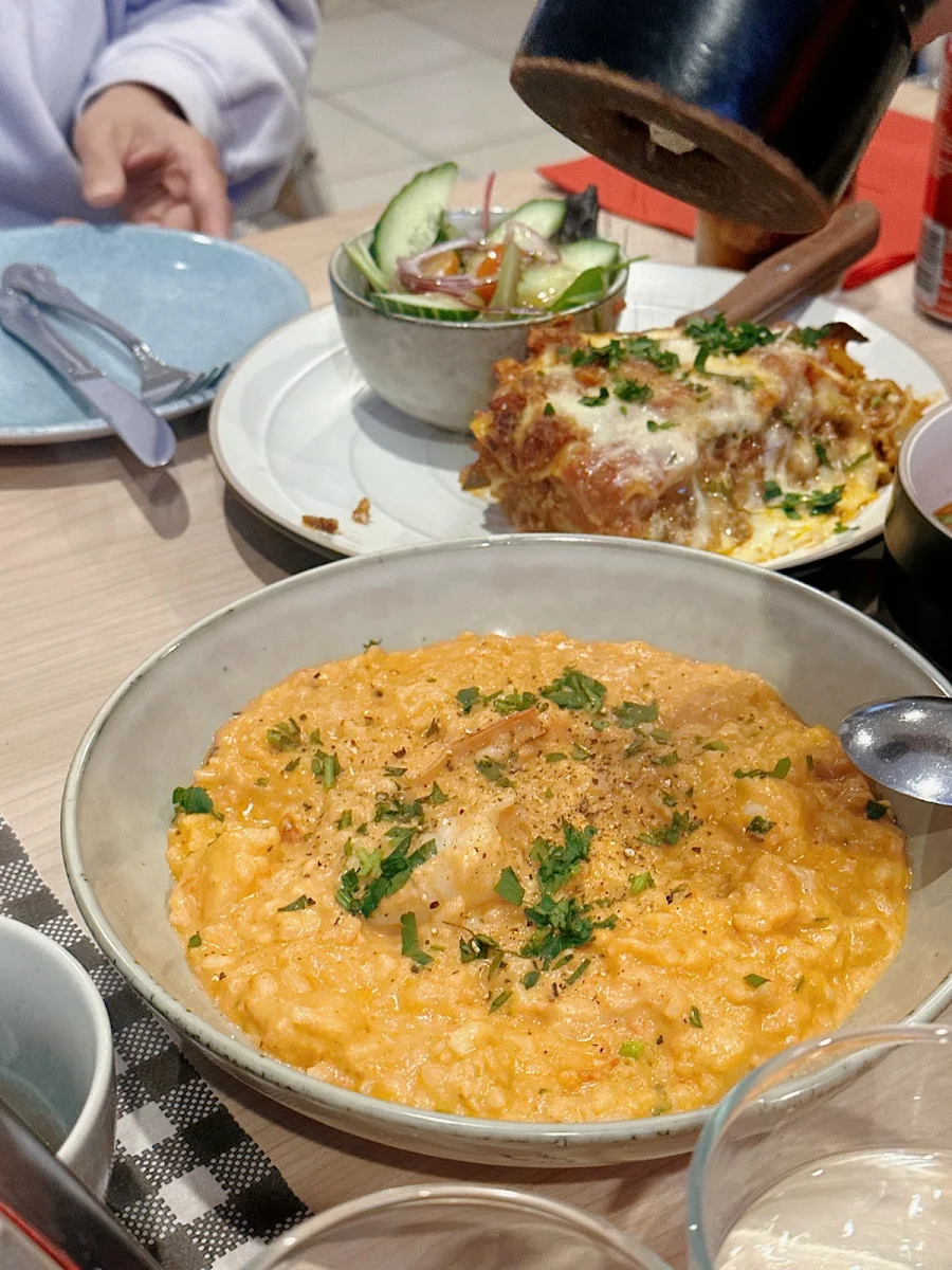 Risotto Chilli Crab Prawns