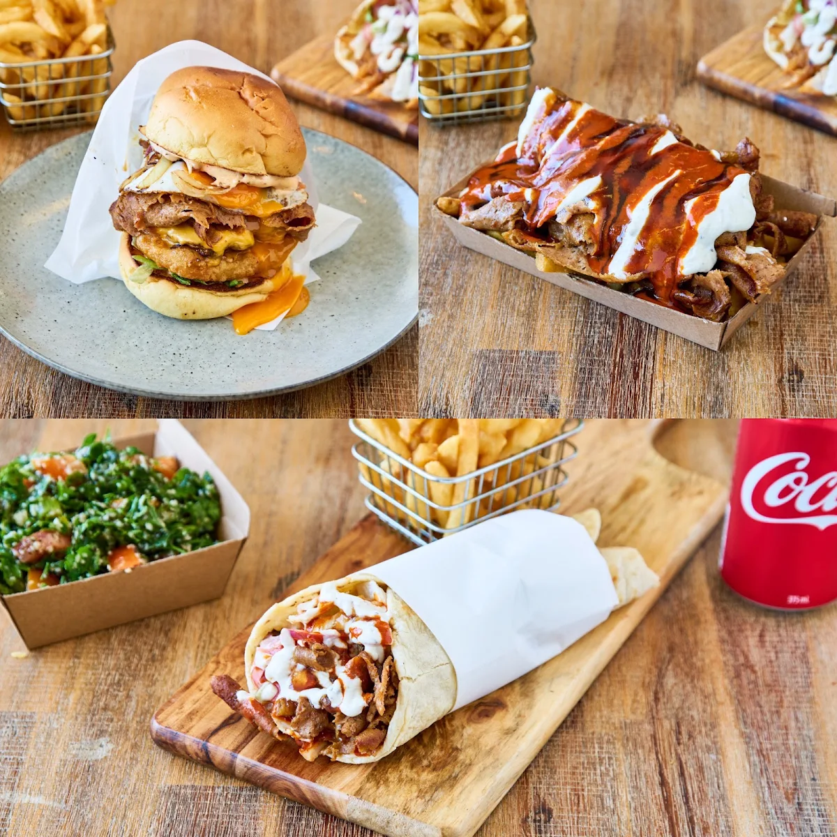 Kebab Combo One, Angie's kebabs & Burgers ( Fitzroy North, Halal )