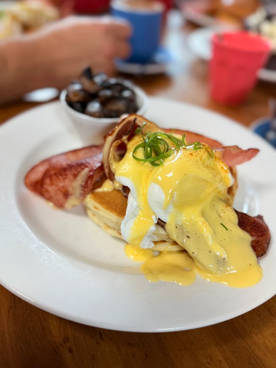 Eggs Benediction, Pancakes in Paradise