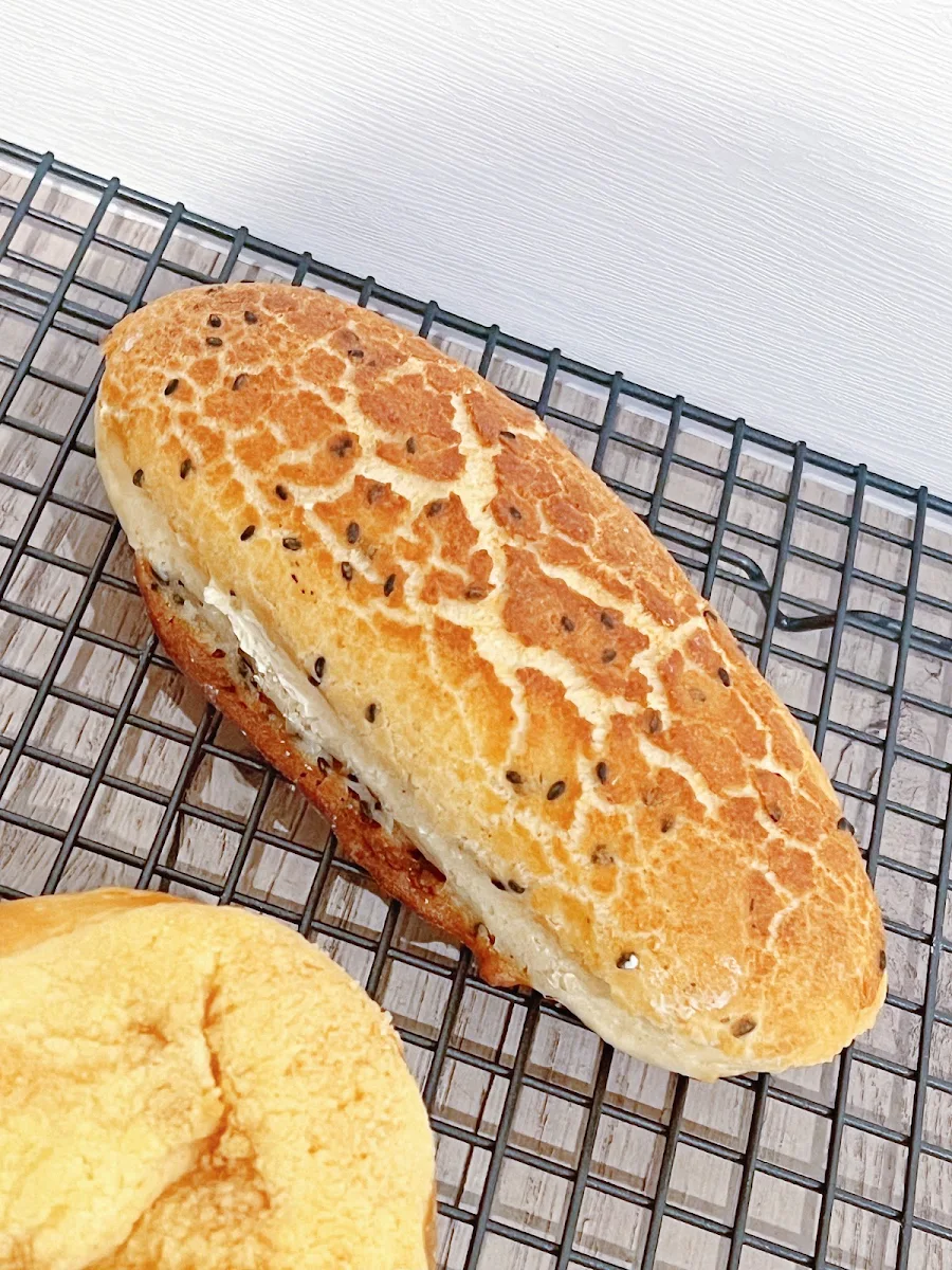 Rice Baguette with Cream