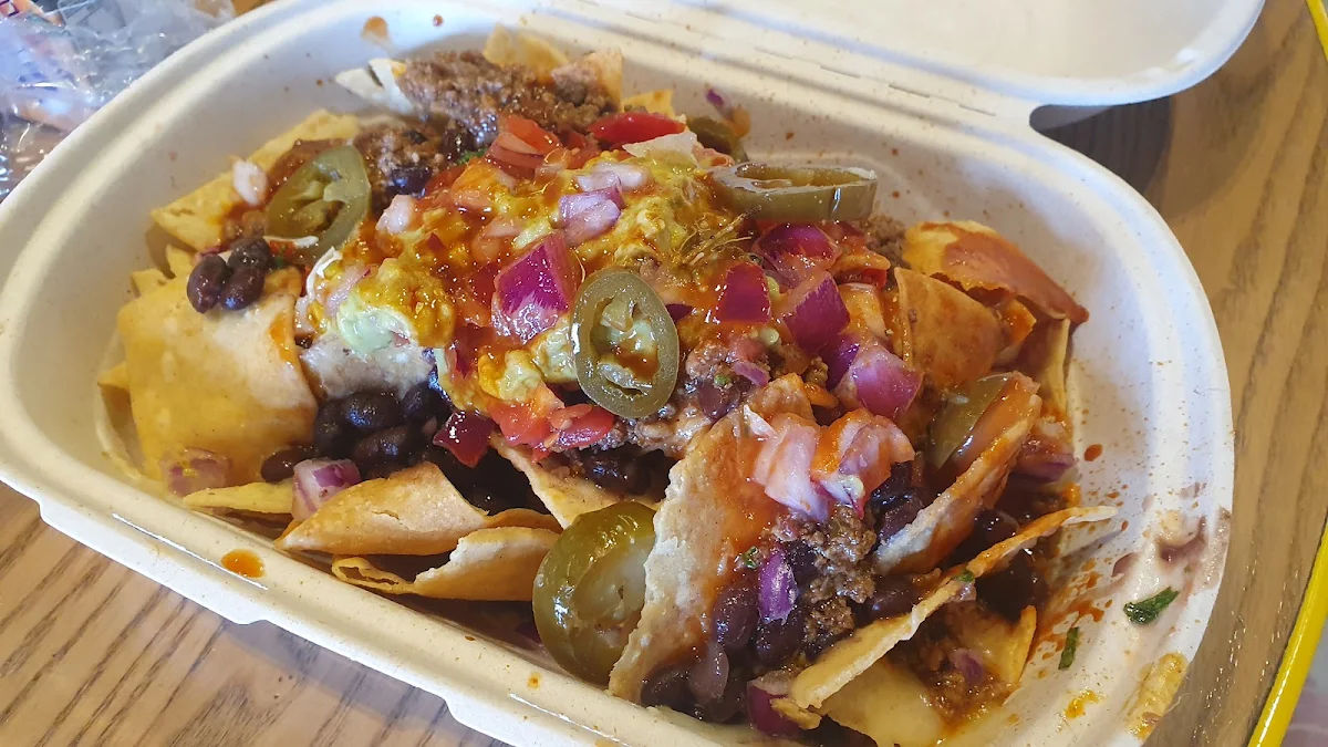 Ground Beef Nachos, Guzman y Gomez - Kirrawee