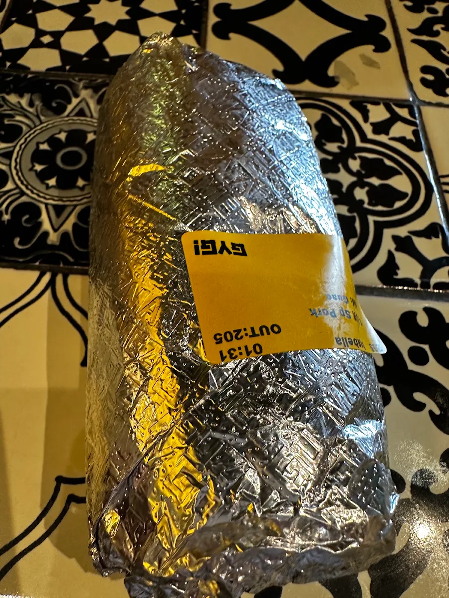 Pulled Pork Burrito, Guzman y Gomez - Kirrawee