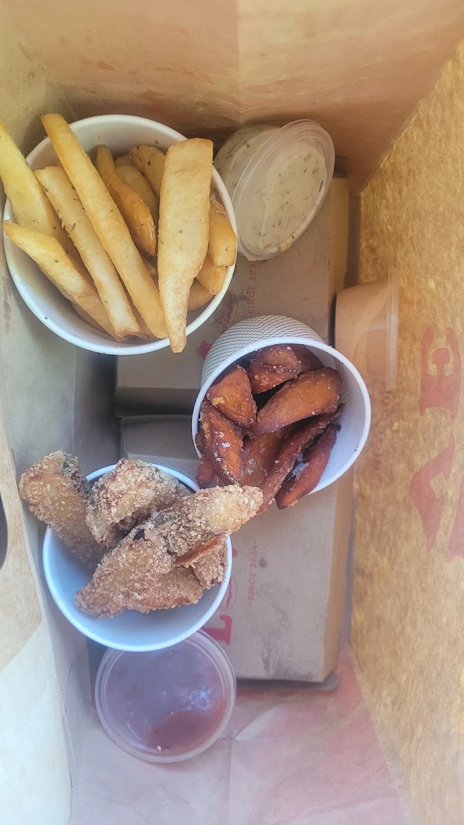 Potato Fries Zucchini Fries Sweet Potato Fries