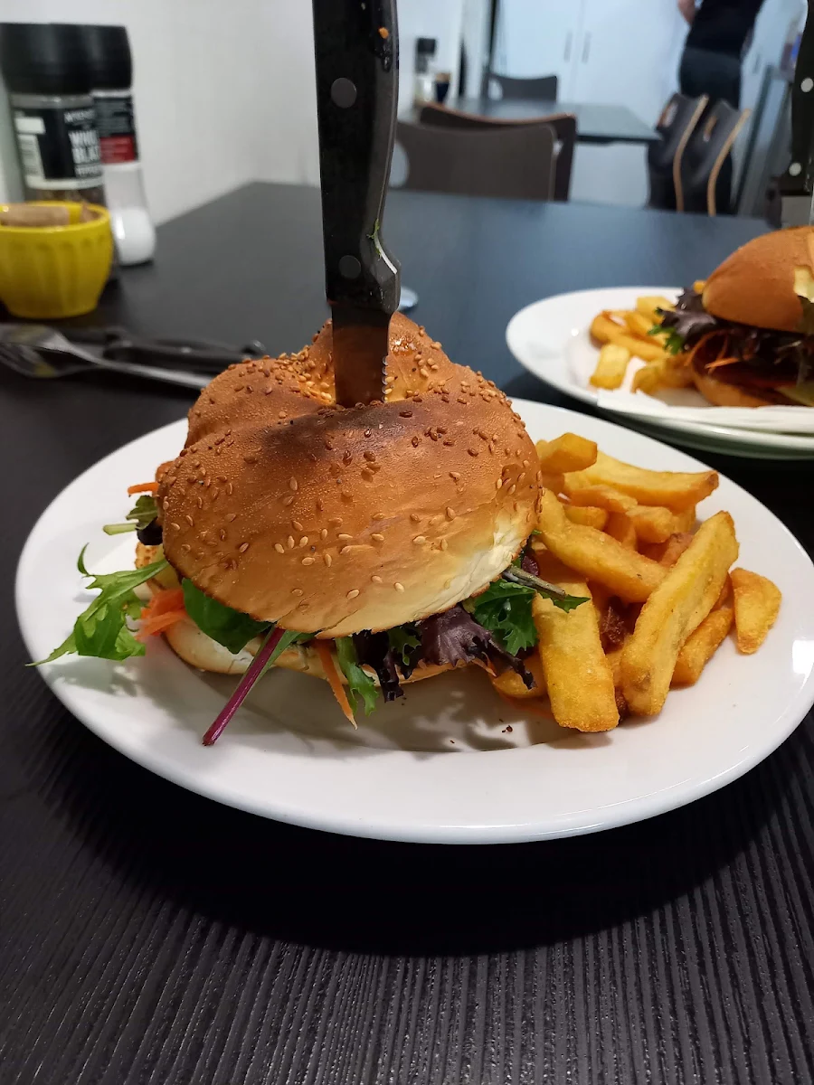 Burger and Fries