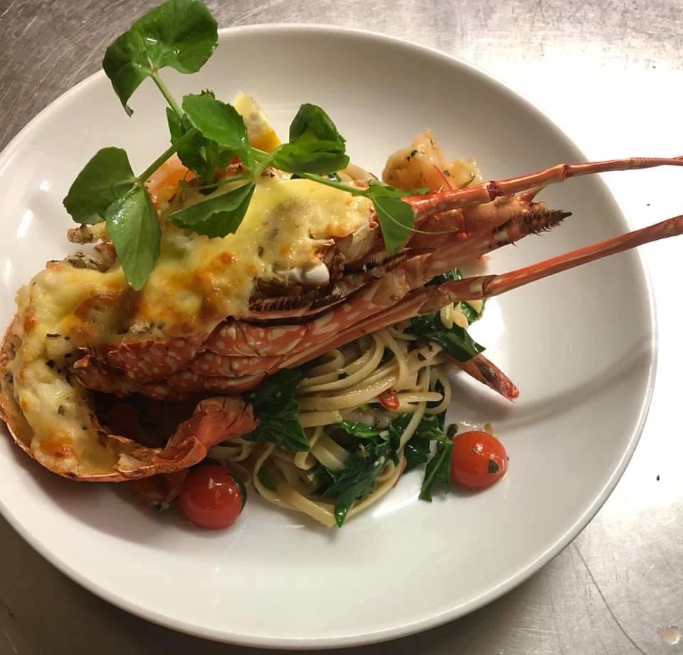Slipper Lobster Linguine Pasta