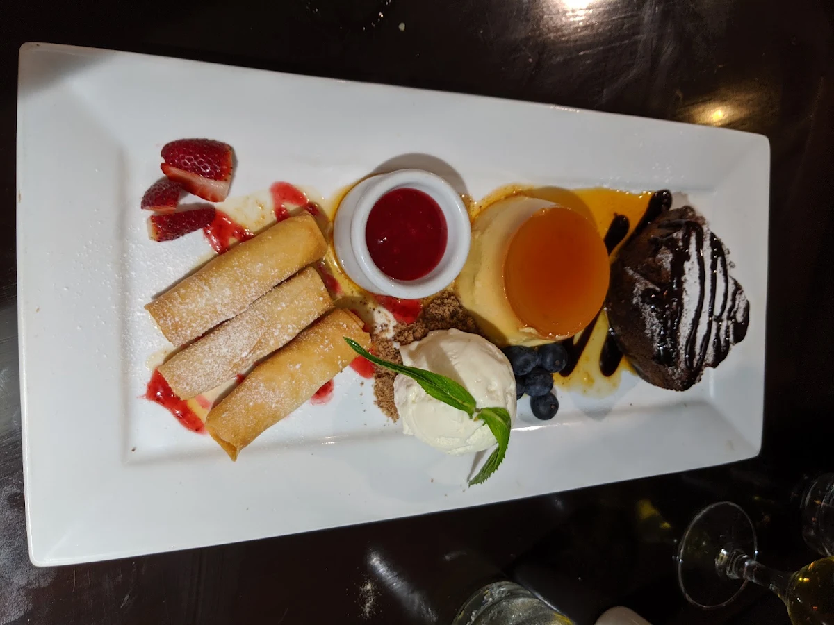 White Chocolate Spring Rolls